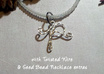 create a wire pendant of the letter or initial of your choice