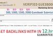give you Mass Verified Guestbook Backlinks