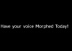 morph your voice from a existing audio or video file that is no longer than 60 seconds per gig into 3 different voices small1