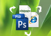convert psd to html