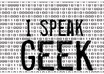 translate from geek to plain English or vice versa