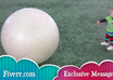 have my daughter toddler two year old and her big play group zorbi ball uniquely present Your Message at the Astro Dome small1