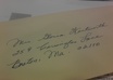 hand address and sign twenty invitations, cards, etc