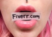 use my pierced, glossy lips to deliver a personalized picture