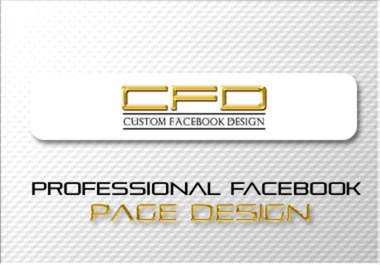 design a custom fan page No ready made templates here big1