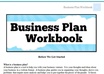 provide a Business Plan workbook to help you get SBA funding