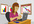 make vector illustration per character