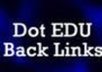 create 20 EDU backlinks for your site, bonus 500 links and a report