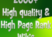 submit 2000+ contextual backlinks of your website to high ranking wikis