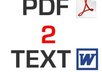convert PDF files into fully Word Document