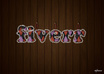 create a Knitted Argyle Text Effect