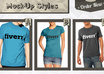make awesome tshirt mock ups of your designs