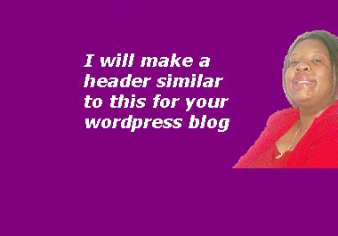 create a wordpress header big1