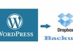 schedule backup WordPress to DropBox acccount