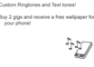 make the song of your choice into a ringtone or text tone