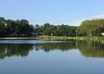 display a message advertisement of anything in front of this pond small1