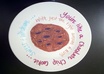 monogram a personal plate, mug, or other ceramic piece