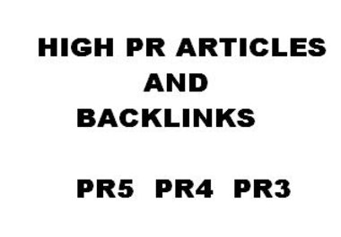 post your article or press release on 1 Google PR5, 1 PR4 and 1 PR3 blogs, get Instant High PR Authority Backlinks only big1
