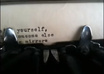 type any message on my antique typewriter