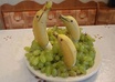 create a fruit plate with dolphin