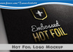 create a High Quality Hot Foil Mockup of Your Logo