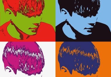 create a pop art design of your favorite Celebrity star big1