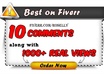 post 10 Custom YOUTUBE comments to your video + Free 1000+ Real Views
