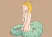 create a vector lamia, mermaid or other fantasy creature
