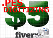 digitize any logo or image for embroidery machines