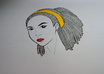draw picture in cartoon style using pen then color with color pencil small1