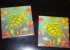 make a set of 2 custom tile coasters with sea turtles small1