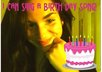 sing any song you like and the birthday in spanish or english