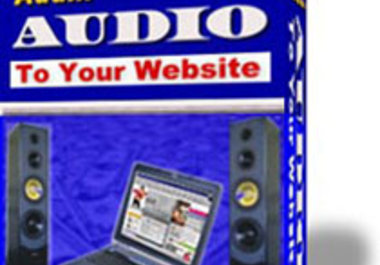 show you how To add audio to your site big1