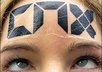 write anything appropriate on my forehead and wear it to public school all day 