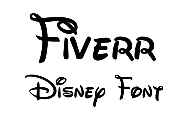 Disney princess font picture