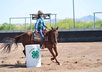 give you an image of my daughter barrel racing around your message