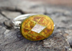 make a silver Organic Turquoise ring