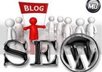 install WordPress Blog Site High Professionally With Basic seo And Social Bookmarking