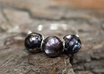 make a sterling silver silver and purple faceted cut Pearl ring