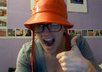 do a white girl dance, to any song you want, in a silly hat