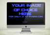 add an image of your choice to an apple product