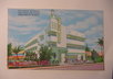 send you 2 mint postcards of art deco hotels from the 1950s