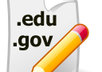 provide a list of 100 dot edu and dot gov blogs with open comments in 1 list small1