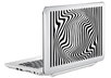 send you optical illusion laptop skin