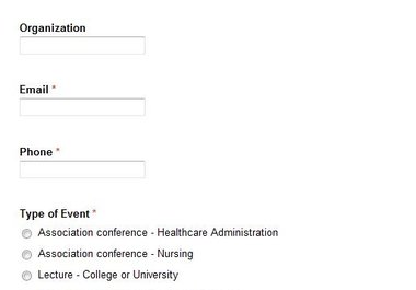 create a simple form for your website big1