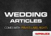send you 1600 wedding articles with private label rights included