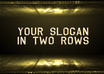 create a videotrailer with your slogan or message