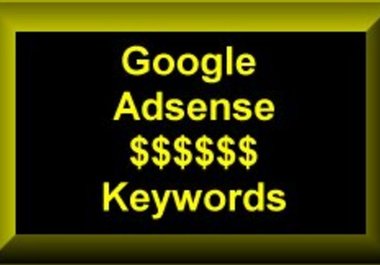 give You 600 High Paying Google Adsense Keywords big1