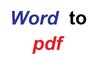 convert your Word document to pdf