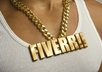 click the photo displaying your message on the gold chain